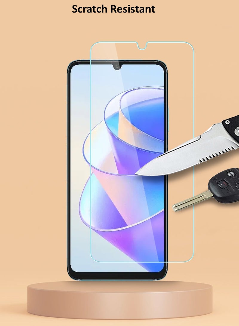 Techie HD Tempered Glass Screen Protector For Honor X7a Anti Reflection Anti Bubbles 9H Hardness 0.2 mm Rounded Edges Easy Installation - Image 5