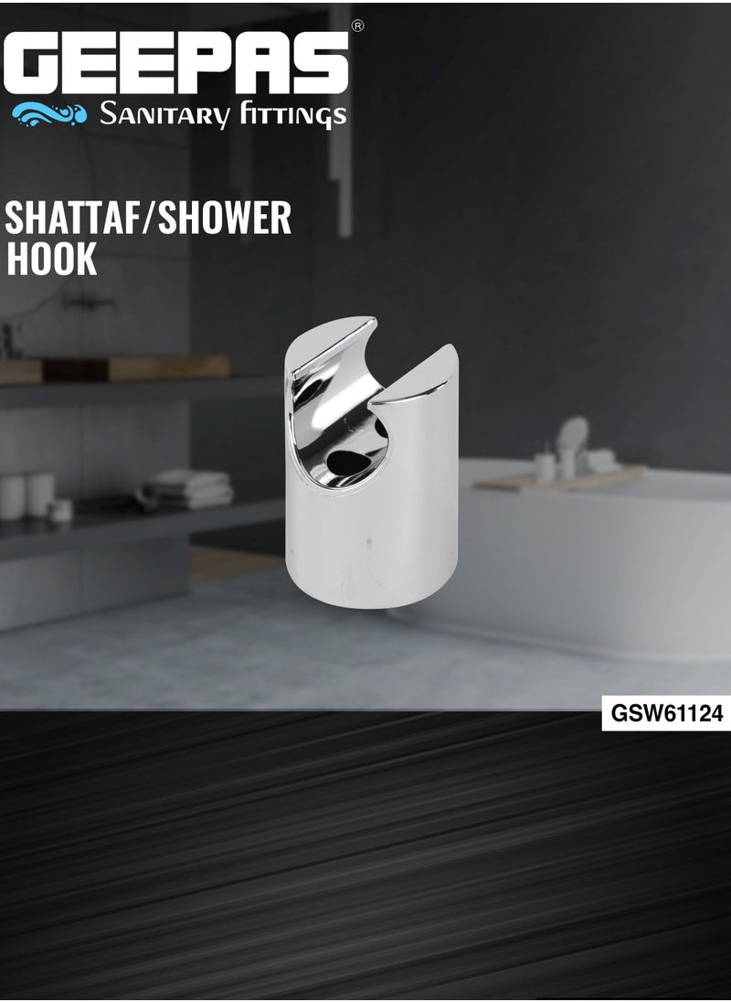 Geepas Shattaf Shower Hook GSW61124, Premium Quality, Strong, Durable and Light Weight Shower Holder, Silver - pzsku/ZD548EF083E44F3A7D6FEZ/45/_/1691671737/d62260fa-d2a1-430e-b807-bc2f5567ebd6