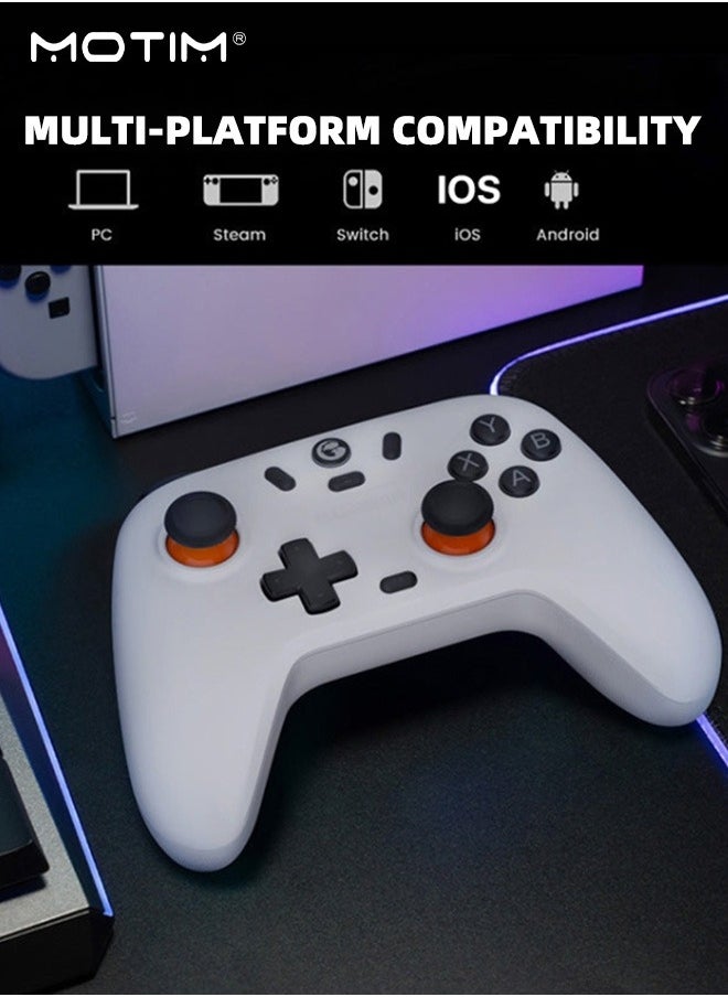 Motim Nova Lite Wireless Controller, Bluetooth Gamepad for Windows PC, iPhone, Android, Switch & Steam Deck, Hall Effect Triggers, Turbo Function, Rumble Vibration  - Image 5