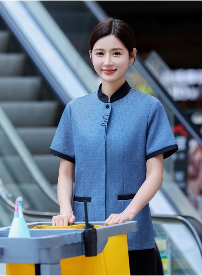 KUYING New Summer Cleaner Work Clothes  - Image 2