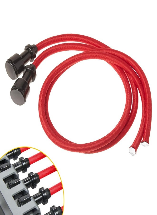 PrimeMach® Upgraded Double Power Resistance Cord (2-Pack) - Compatible with AeroPilates Reformers - 40% Extra Tension - Heavy-Duty Anti-Snap Core with Reinforced Connection Ends for Maximum Durability - Image 1