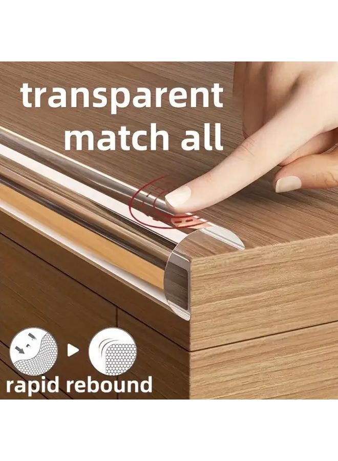 393.7 Inch Transparent Adhesive Corner Protectors Cut to Size Furniture Protection Strips - Image 4