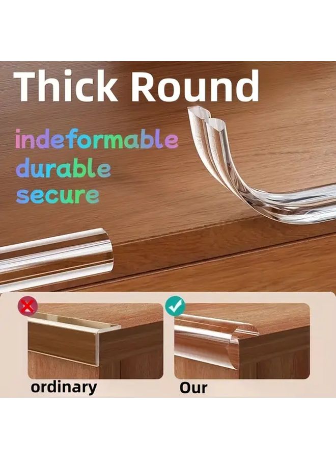 393.7 Inch Transparent Adhesive Corner Protectors Cut to Size Furniture Protection Strips - Image 5