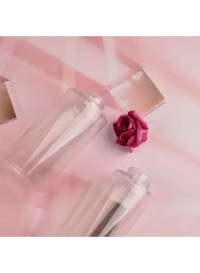 Transparent Portable PVC Push Pump Dispenser Bottle For Nail Polish Remover Cosmetics Travel - Image 3