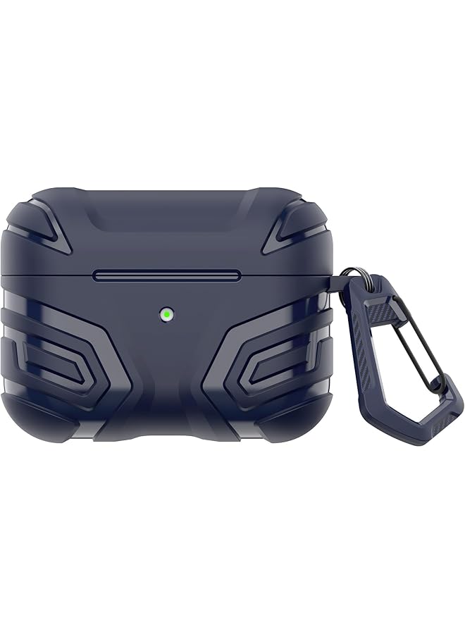 erorex Case For Airpod Pro Case Cover With Keychain Compatible For Airpods Pro 2Nd Generation 1St Generation Case 2023 2022 2019 Shockproof Cover For Ipod Pro Case Men Women Navy Blue - Image 1