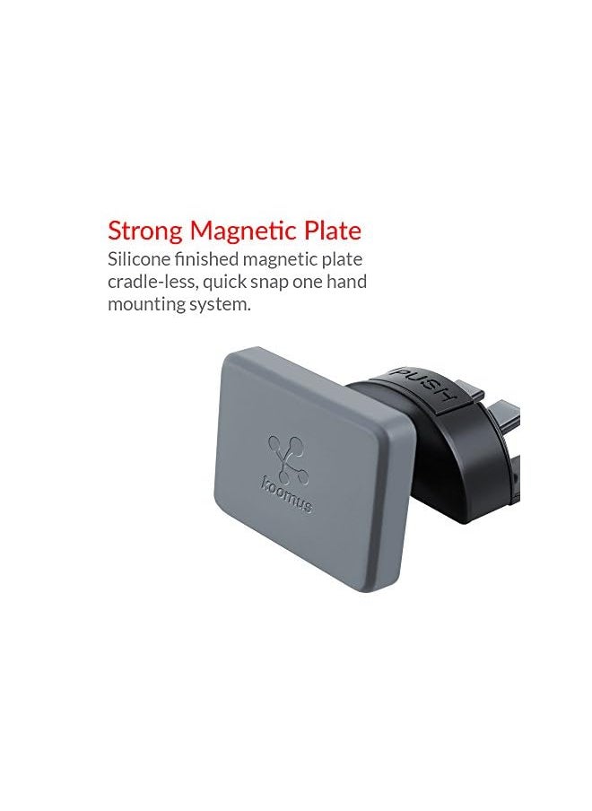 Koomus - Pro Cd-M Universal Cd Slot Magnetic Cradle-Less Car Mount Holder For Smartphones - Image 1