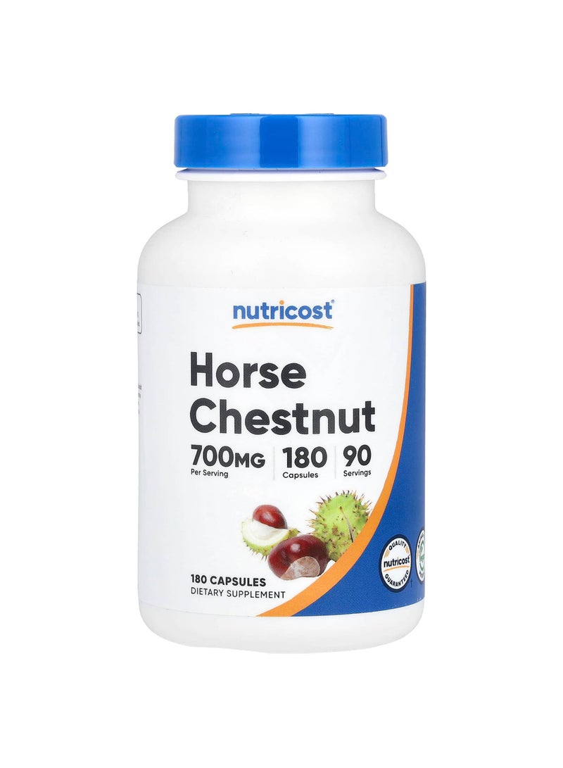 Nutricost Horse Chestnut, 180 Capsules (350 mg per Capsule)