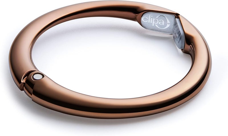 Clipa Bag Hanger - The Ring That Opens Into a Hook, Closes Automatically | Hangs Almost Anywhere in Just 1/2" of Space | Holds 33 lbs Yet Weighs Only 1.6 oz | 8 Styles | 3 yr Warranty - Image 2