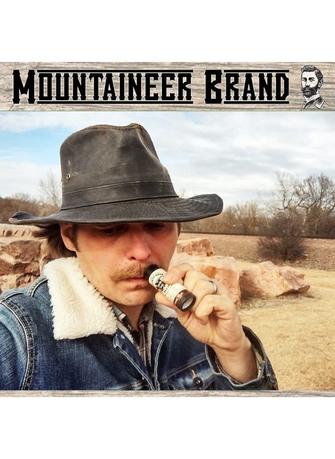 mountaineer brand Mountaineer Brand Stache Stick Mustache Wax For Men 100% Natural Beeswax And Plant Based Oils Grooming Beard Moustache Wax Extra Firm Hold Smooth Condition Styling Balm Unscented 1.5Oz  - Image 2