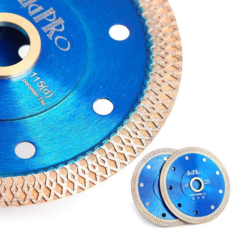 DAPRO Pack of 2 Super Thin Diamond Cutting Blade 4.5 in Tile Blade for Cutting Granite Marble Porcelain Tile (4.5"-2pc) - Image 4