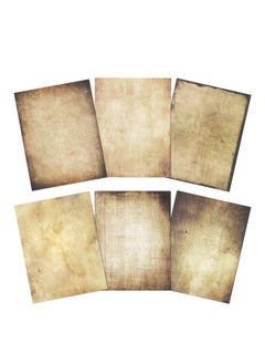 MATICAN Vintage Paper 60Sheets Antique Paper Letter Size 8.5 X 11 Inches 6 Double Sided Designs Decorative Parchment Paper For Writing Printing Arts And Crafts  - Image 5