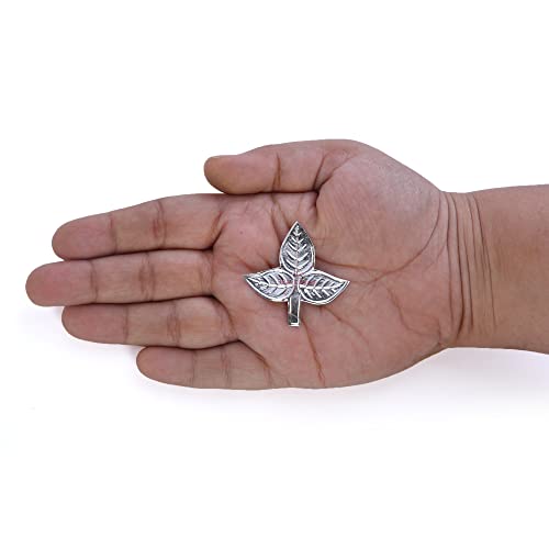 DHRUVS COLLECTION 925 Silver Pair Bel Patra for Shiv ji Pooja Purpose, Mandir Decor & Gifting Purpose (2 Grams, Pack of 2) - Image 4