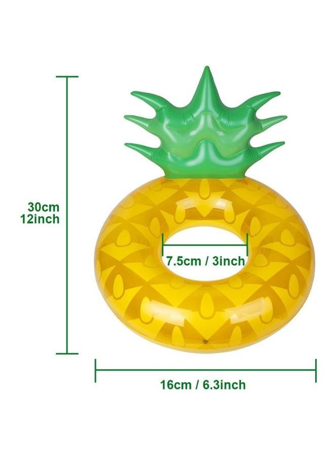 NIBEMINENT Inflatable Pineapple Shape Floating Cup Holder 30x16cm - Image 4