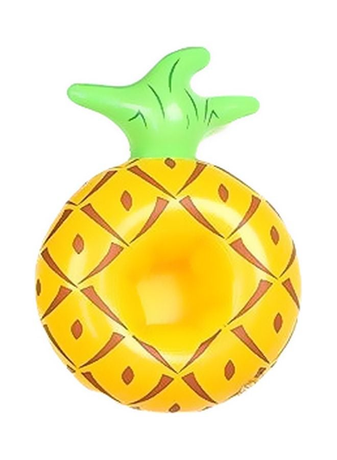 NIBEMINENT Inflatable Pineapple Shape Floating Cup Holder 30x16cm - Image 1