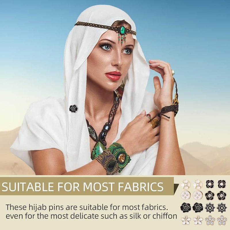 ASTER Hijab Pins - Multi-Use Small Hijab Buttons - Image 4
