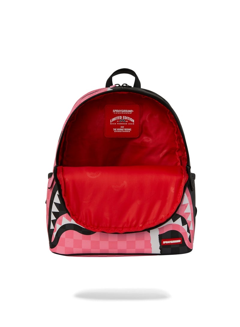 SPRAYGROUND SG PINK AND BLACK TEAR SIP SAVAGE BACKPACK - Image 5