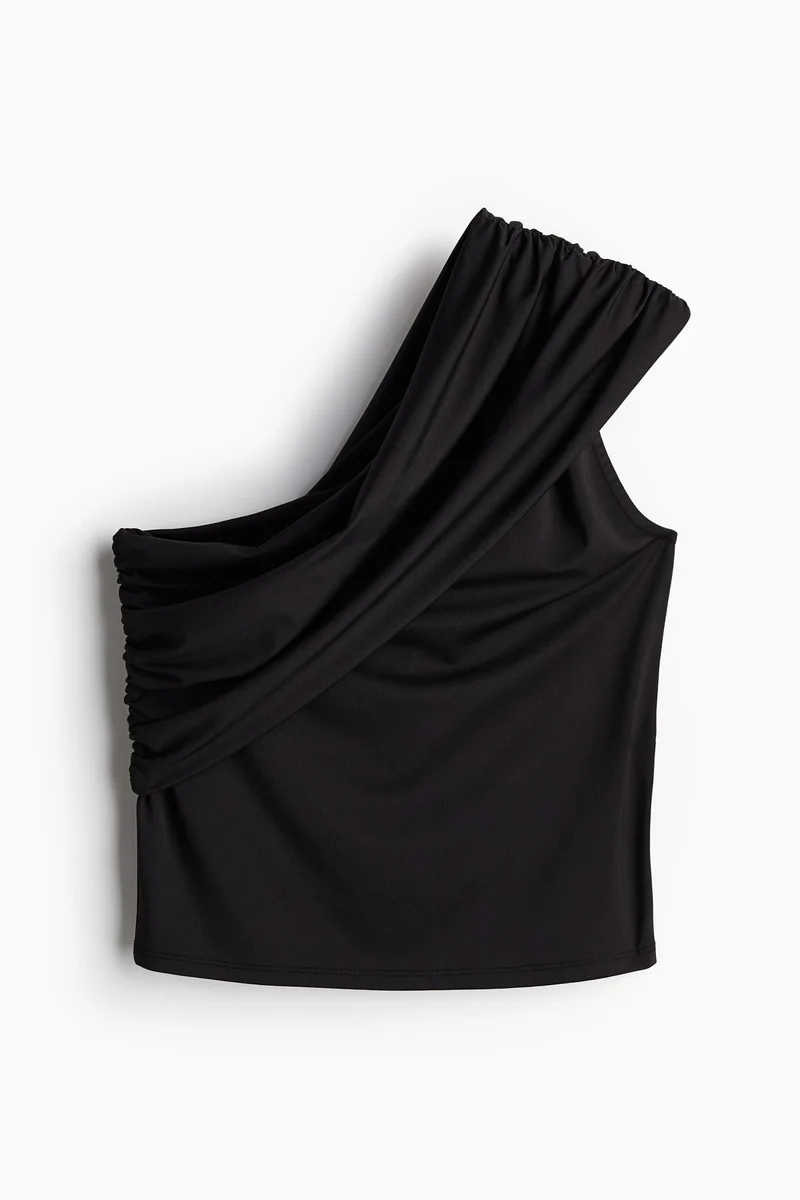 اتش اند ام Foldover-Edge One-Shoulder Top