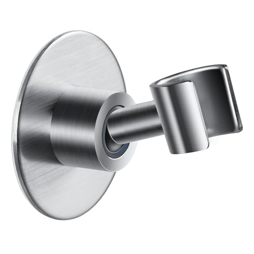 simpletome Shower Head Holder Adhesive Adjustable Bracket Wall Mount SUS304 Stainless Steel - Image 1