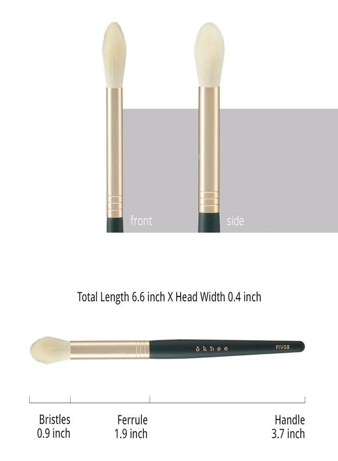 SOO ADOR [SOO ADOR] okhee Final Touch Brush PIV08 - Perfect for Final Blending and Polishing Makeup | Designed by K-Pop Makeup Artist Seo Ok | Makeup Brush - Image 5