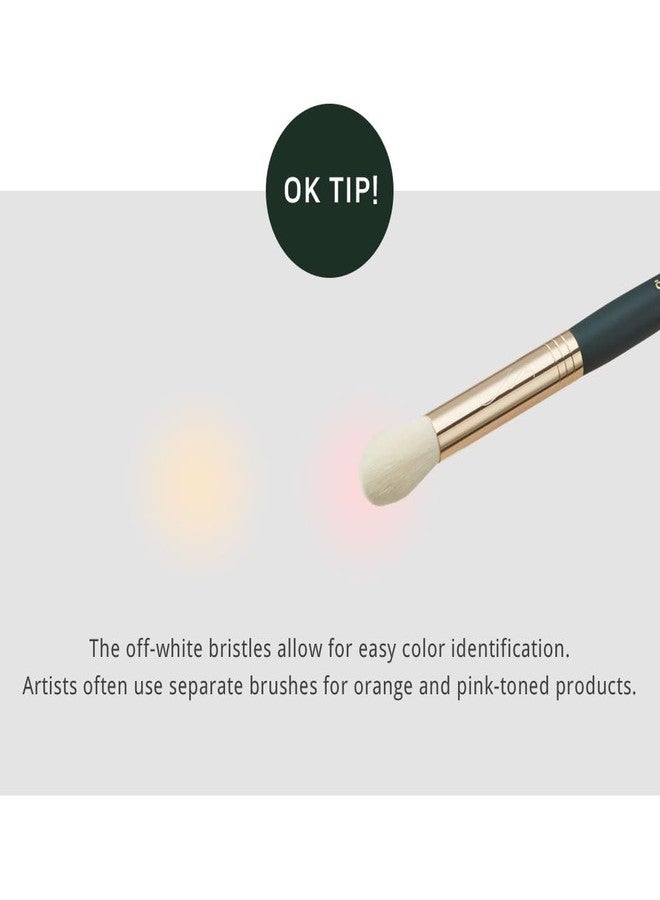 SOO ADOR [SOO ADOR] okhee Final Touch Brush PIV08 - Perfect for Final Blending and Polishing Makeup | Designed by K-Pop Makeup Artist Seo Ok | Makeup Brush - Image 3