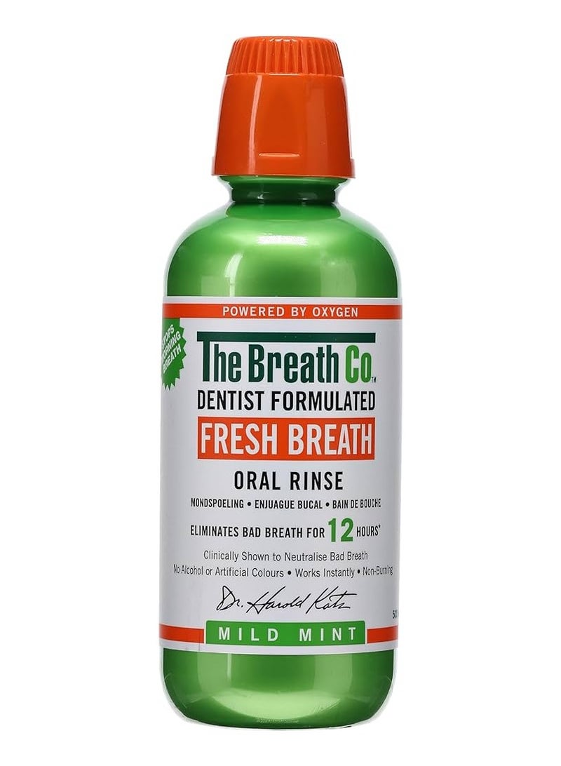 Therabreath Fresh Breath Oral Rinse Mild Mint 16Oz