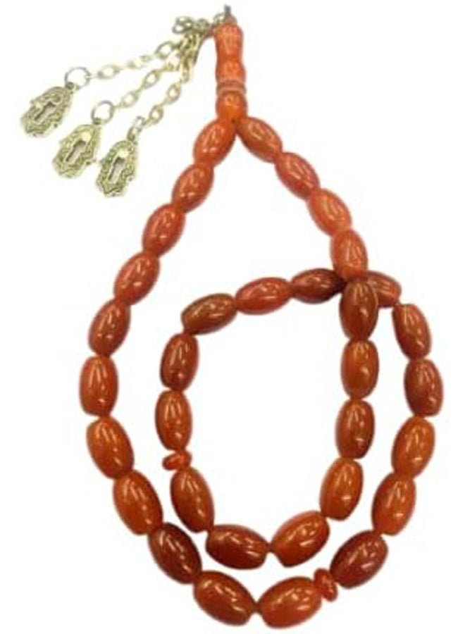 33 Beads Real Natural Agate Rosary