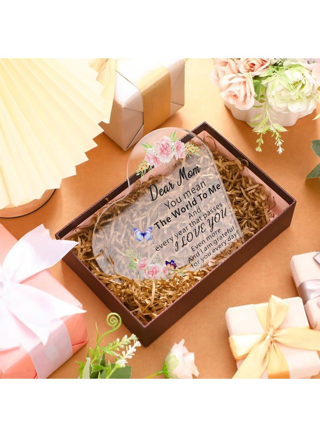 Suzile 2 Pcs Sublimation Blanks Crystal Tabletop Decor Decorative Acrylic Signs for Wedding DIY Sublimation Plaque Heart Shaped Picture Frame for Reception Table Decoration Party Centerpiece - Image 5