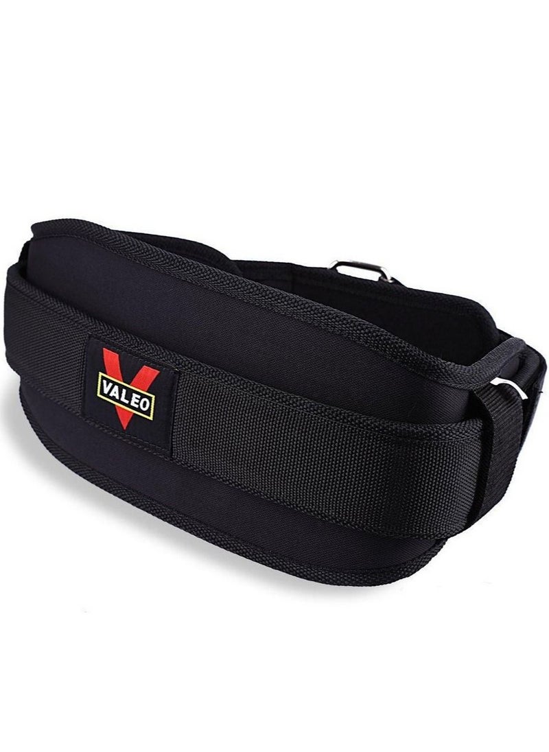 VALEO - Nylon EVA Weight Lifting Belt Size XL-145x14 CM, Black - Image 1