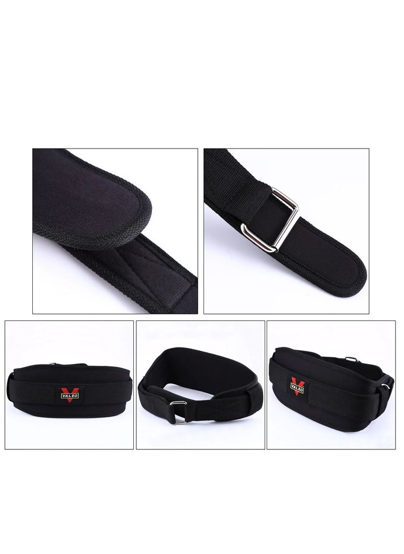 VALEO - Nylon EVA Weight Lifting Belt Size XL-145x14 CM, Black - Image 1