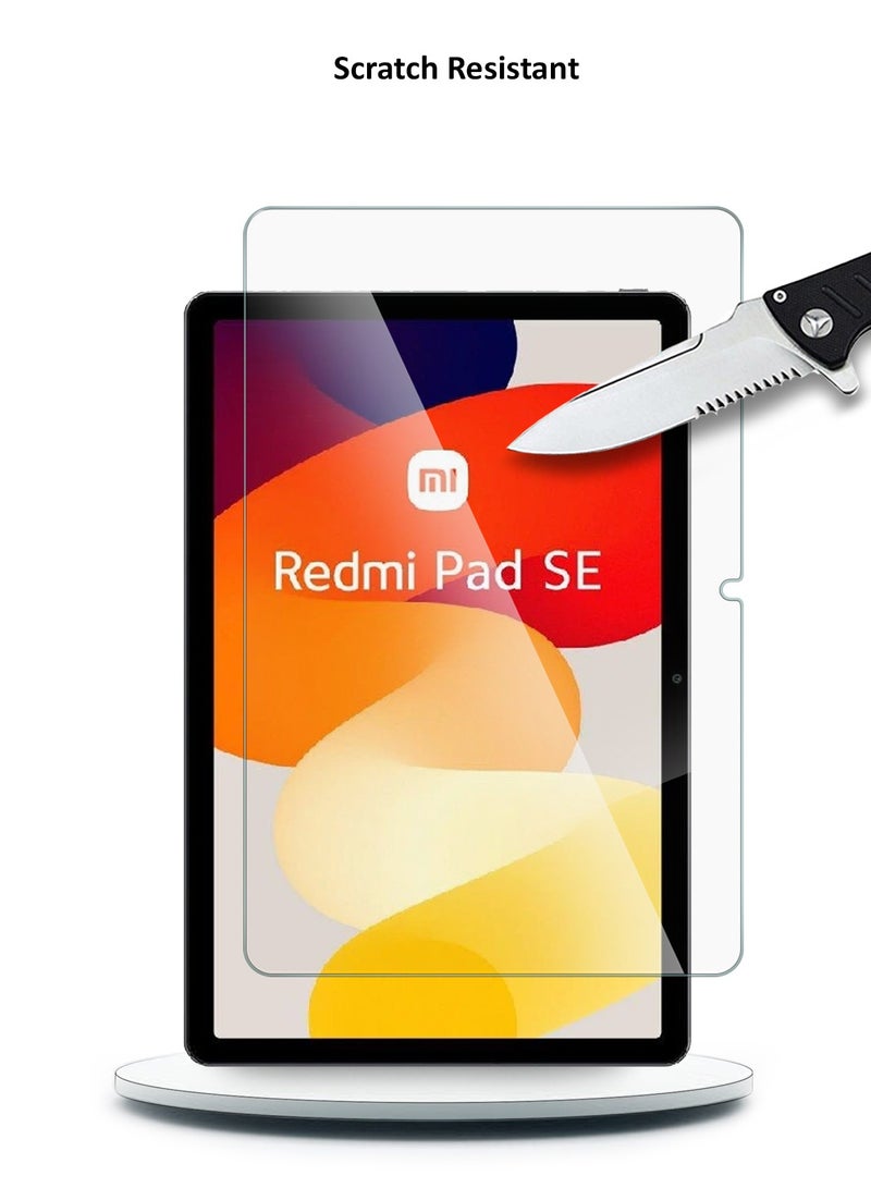 Wtech Xiaomi Redmi Pad SE 11 Inch 2023 9H Ultra HD Tempered Glass Screen Protector (TSG9CN) - Clear - Image 3