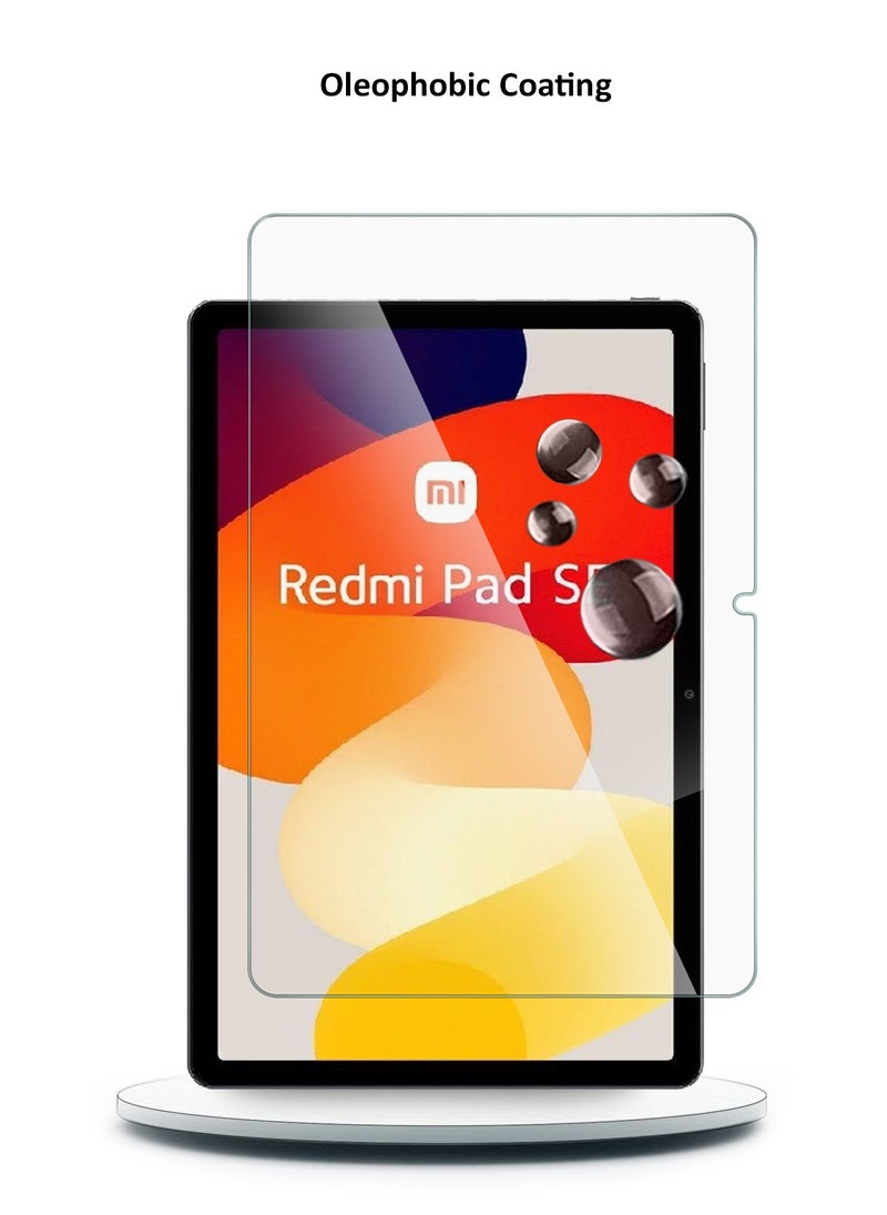 Wtech - Xiaomi Redmi Pad SE 11 Inch 2023 9H Ultra HD Tempered Glass Screen Protector (TSG9CN) - Clear - Image 1