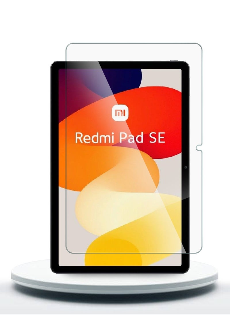 Wtech - Xiaomi Redmi Pad SE 11 Inch 2023 9H Ultra HD Tempered Glass Screen Protector (TSG9CN) - Clear - Image 1