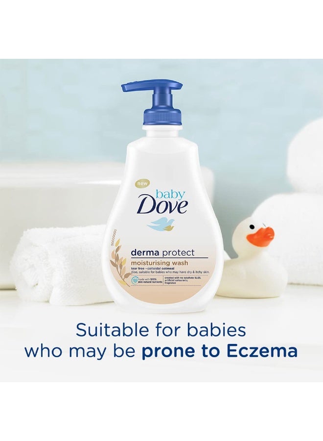 Baby Dove Derma Protect Moisturising Wash 400ml - Image 3