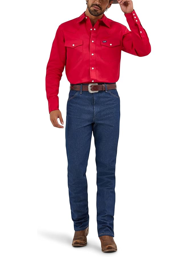 Wrangler Men'S Cowboy Cut Slim Fit Jean Rigid Indigo 30W X 30L - Image 4