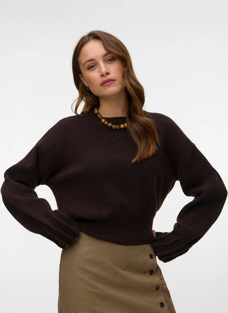 فيرو مودا VMKACY Long Sleeve O-Neck Type Pullover