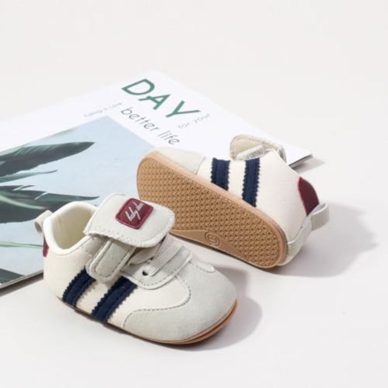 أحذية HsdsBebe أكسفورد للأطفال الأولاد والبنات من جلد البولي يوريثان ونعل مطاطي ناعم أحذية رياضية مضادة للانزلاق للأطفال الصغار أحذية المشي للأطفال بدون كعب - Image 3