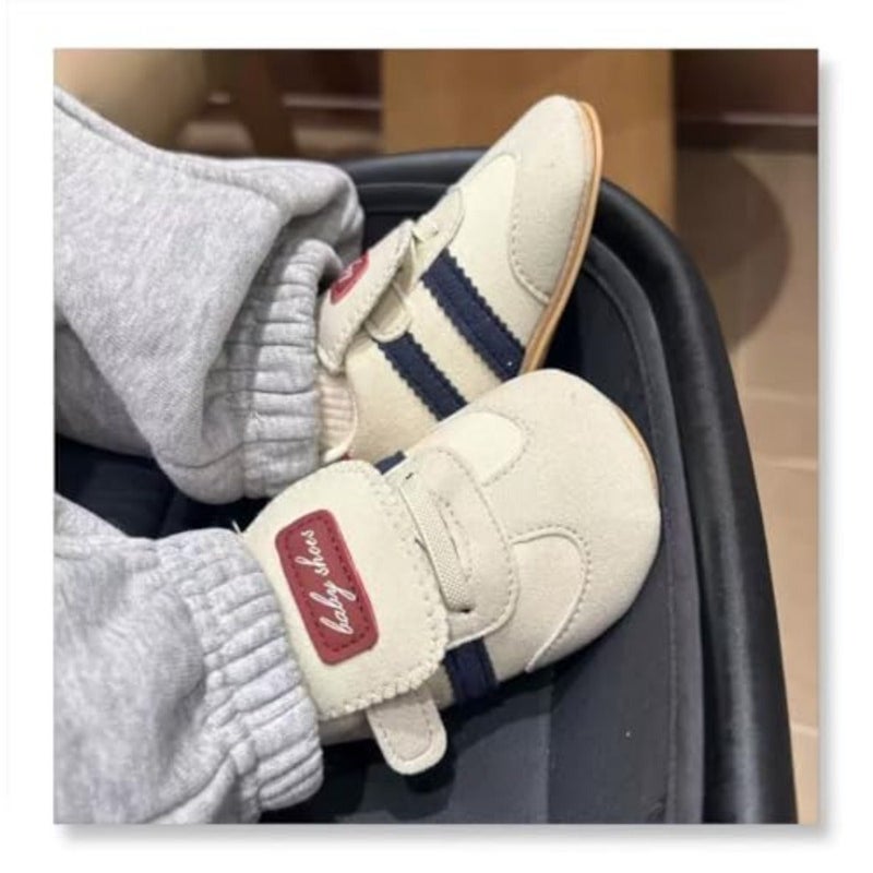 أحذية HsdsBebe أكسفورد للأطفال الأولاد والبنات من جلد البولي يوريثان ونعل مطاطي ناعم أحذية رياضية مضادة للانزلاق للأطفال الصغار أحذية المشي للأطفال بدون كعب - Image 4