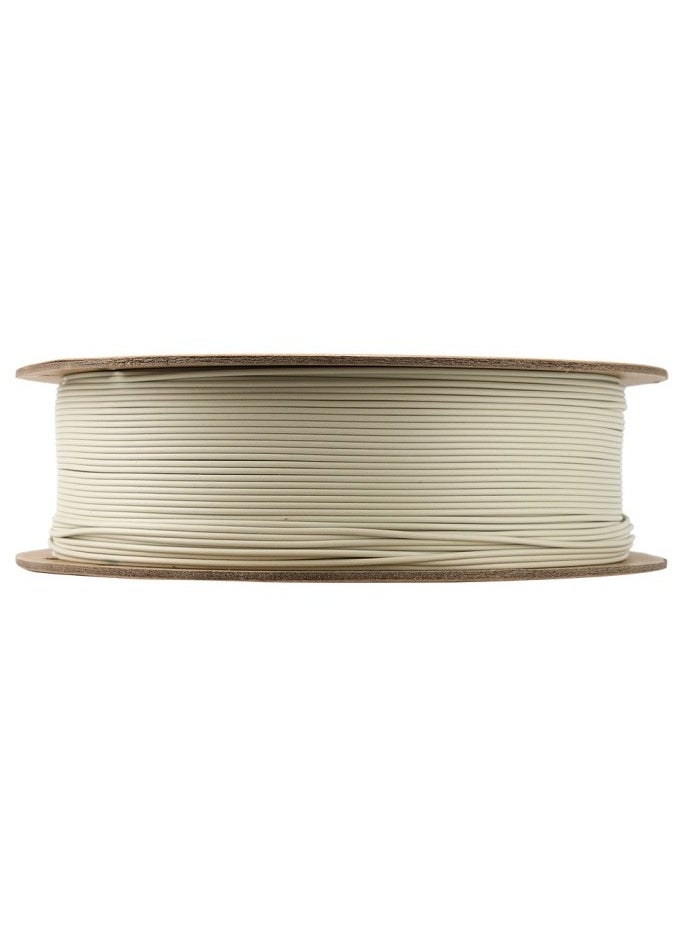 eSUN - eSUN Matte PLA 3D Printer Filament, PLA 1.75 mm, Dimensional Accuracy +/- 0.05 mm, 1 kg Spool (2.2 lbs) Filament for 3D Printers, Light Khaki - Image 1
