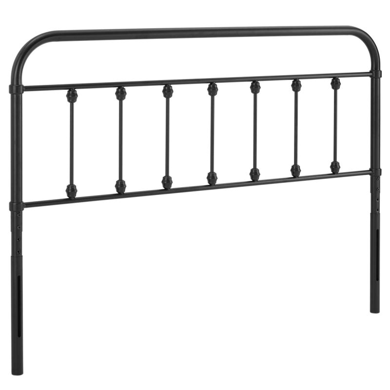 Modway مودواي MOD-6152-BLK رأس سرير مزدوج معدني ساج، أسود - Image 2