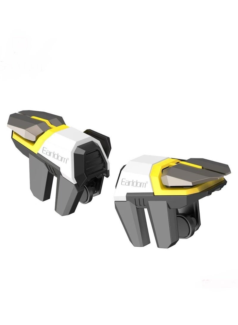 أيرلدوم Earldom ET-F16 أزرار ألعاب للهاتف المحمول – وحدة تحكم ألعاب 6 أصابع عالية الدقة لـ PUBG و Free Fire و Call of Duty - Image 1