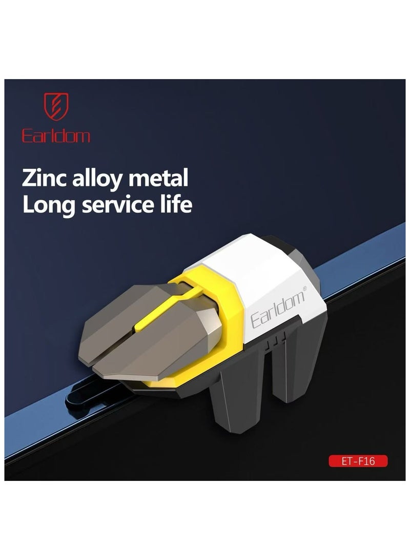 أيرلدوم Earldom ET-F16 أزرار ألعاب للهاتف المحمول – وحدة تحكم ألعاب 6 أصابع عالية الدقة لـ PUBG و Free Fire و Call of Duty - Image 3