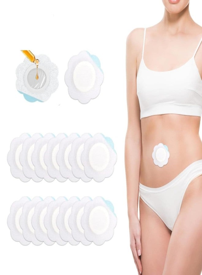 JAAIP 20 Pcs Castor oil patches for Belly Button pack wrap tummy for all kinds of skin type mainly for women (Pack of 20) - Image 1
