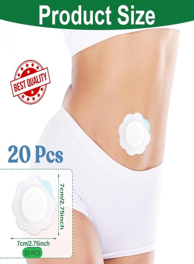JAAIP 20 Pcs Castor oil patches for Belly Button pack wrap tummy for all kinds of skin type mainly for women (Pack of 20) - Image 2