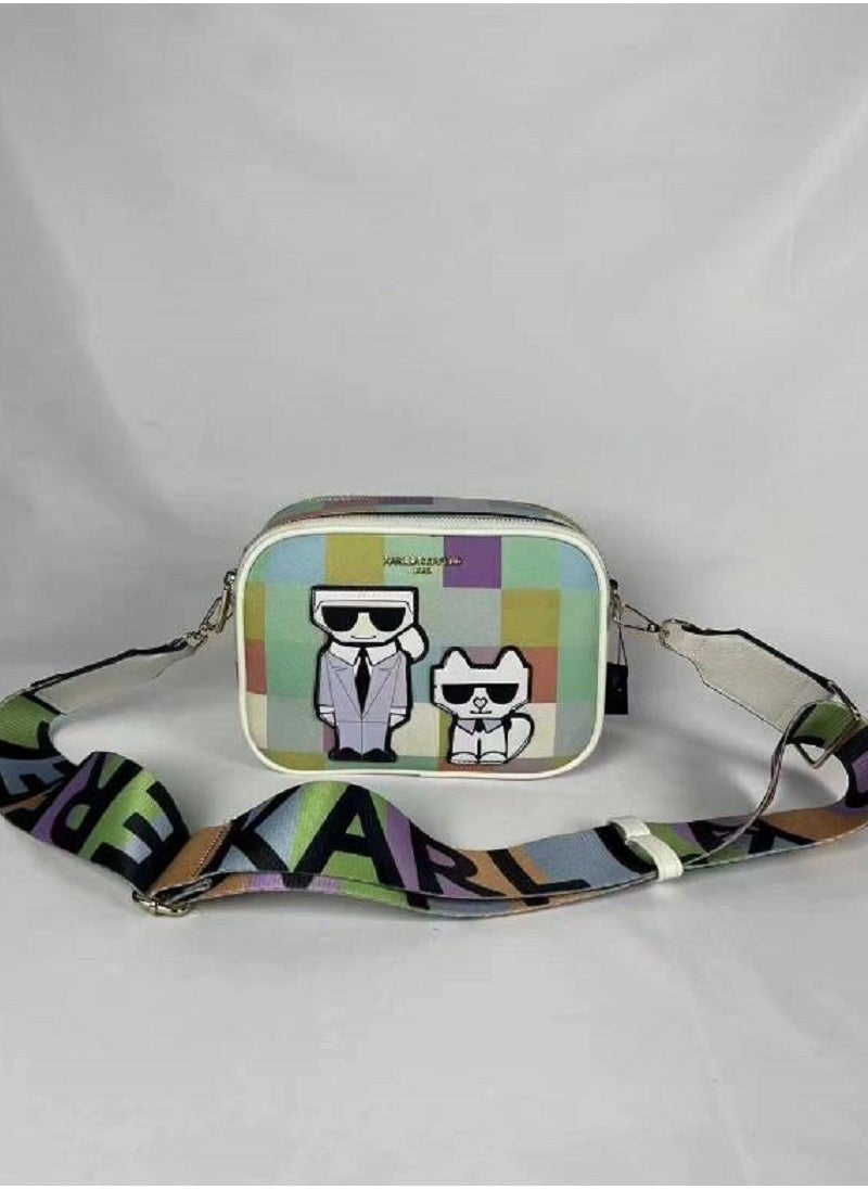 Karl Lagerfeld Paris - Karl Lagerfeld Maybelle Double Zip Charm Crossbody - Image 1