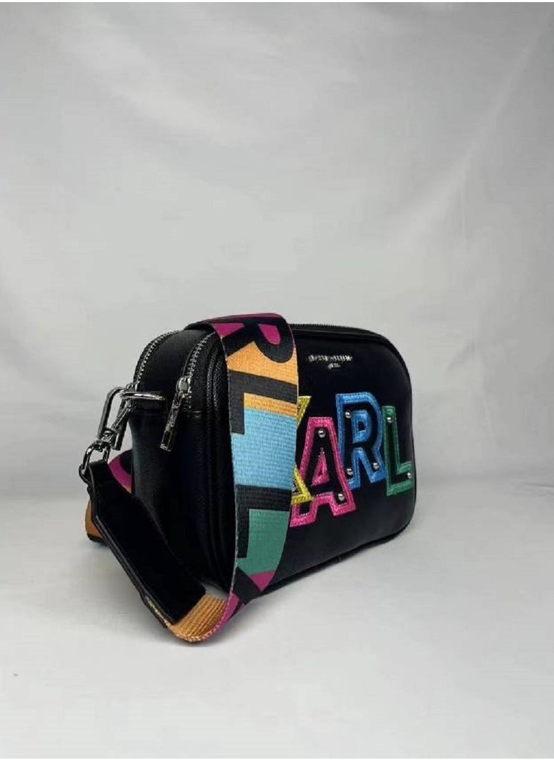 Karl Lagerfeld Paris - Karl Lagerfeld Maybelle Double Zip Charm Crossbody - Image 1