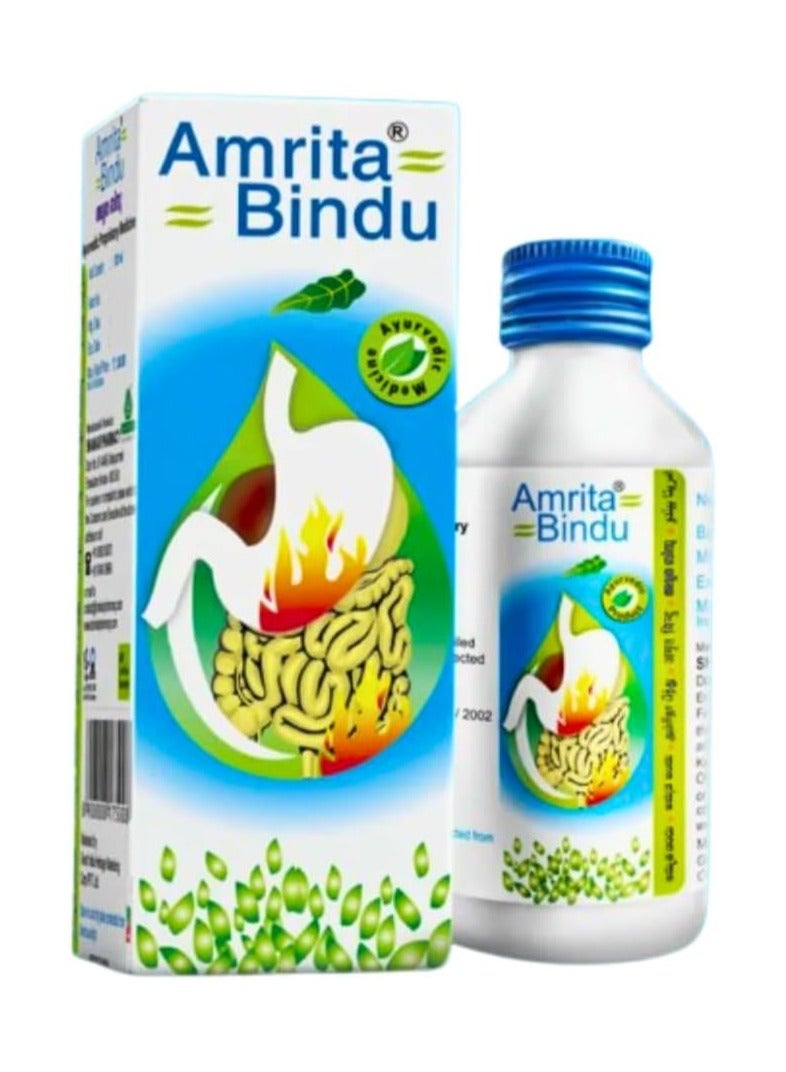 Amrita Bindu Shankar Pharmacy Syrup 120ml (Ayurvedic) - Image 1