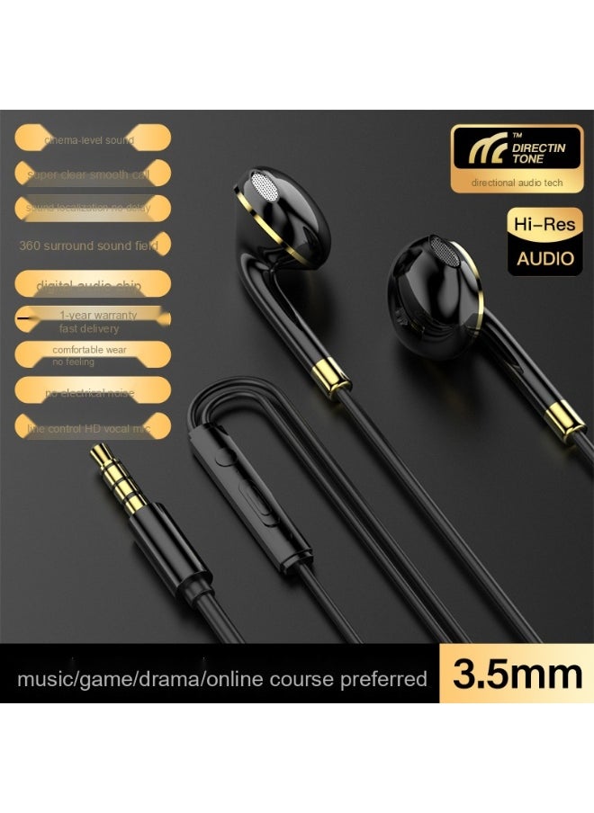 Generic - Wired In-Ear Headphones for Karaoke, Sports, and Gaming - Compatible with Huawei, Apple, and Xiaomi - Image 1