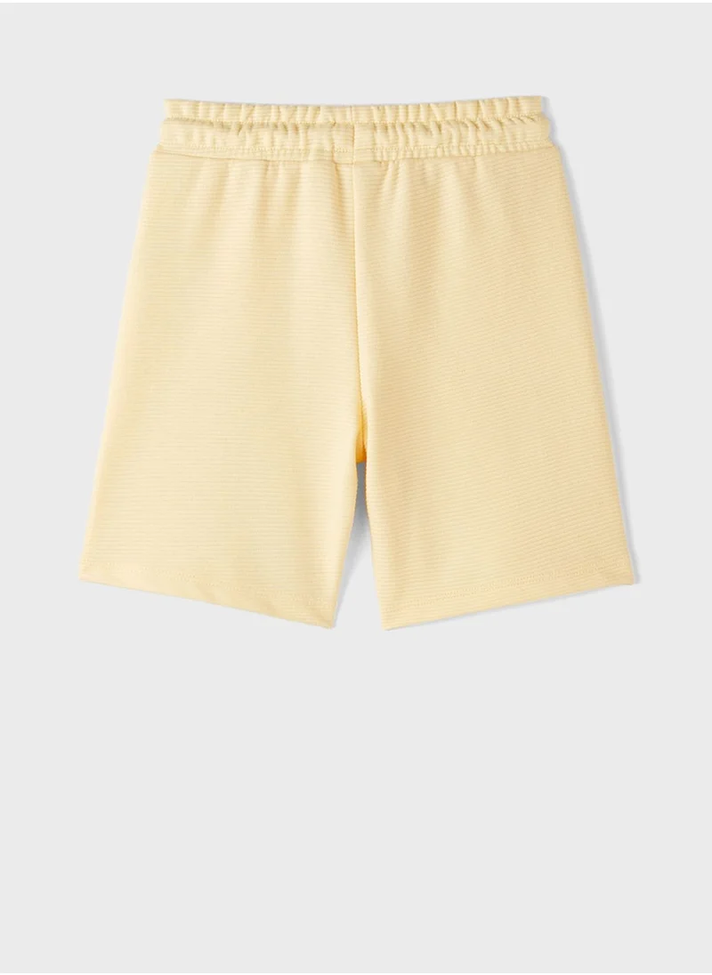 JUNE Textured Shorts