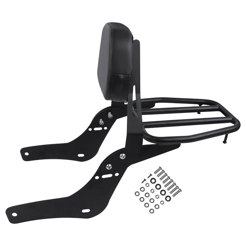 Worldmotop Motorcycle Sissy Bar Backrest Rear Passenger Seat for Honda Rebel CMX1100 CMX 1100 2021 2022 Detachable Backrest for CMX1100A