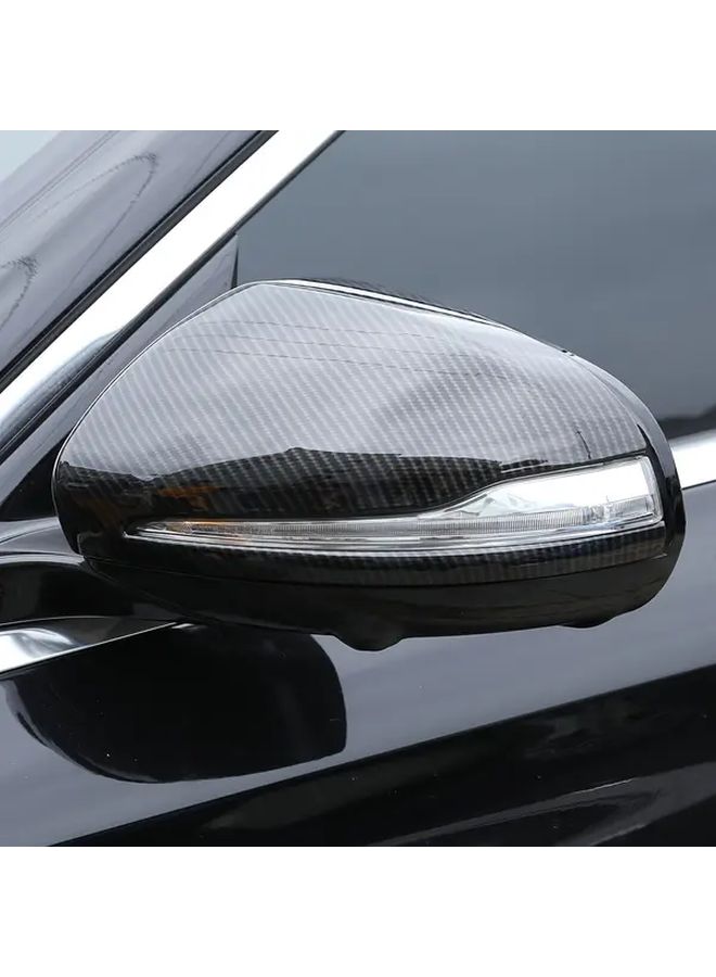 Carbon Fiber Side Mirror Covers for Mercedes C E GLC S Class Upgrade - Image 4